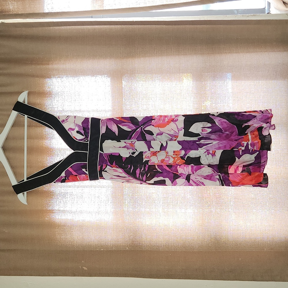 Banana Republic Floral Crossback Dress 2P